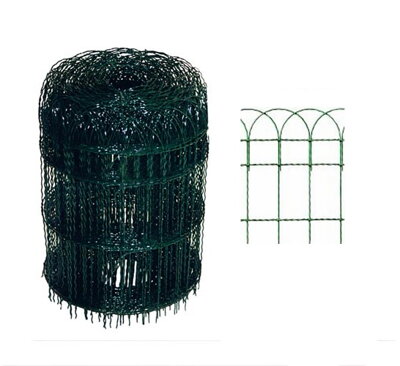 Obloučkové pletivo zelené PVC - výška 90 cm