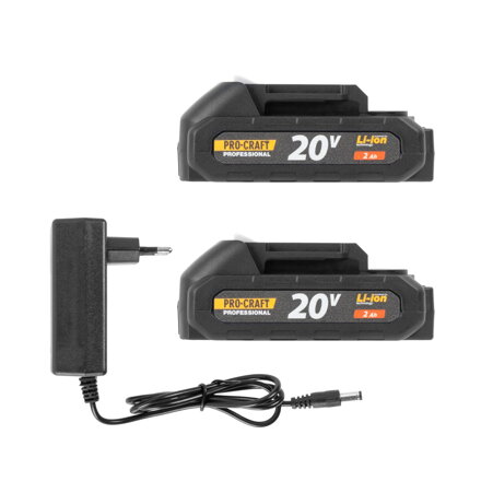 Aku teleskopický vyžínač Procraft PTA24 + 2x baterie a nabíječka