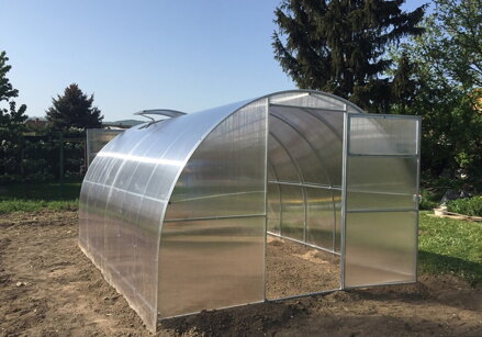Skleník zahradní GARANT 4 x 3 m, oblouk, polykarbonát
