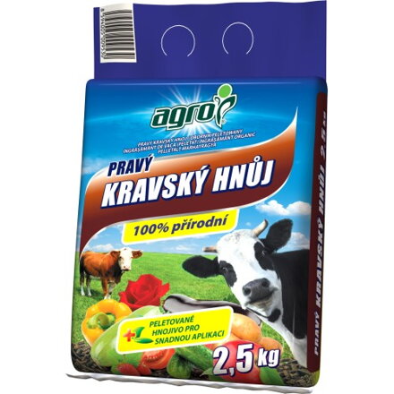 Pravý kravský hnůj 2,5 Kg