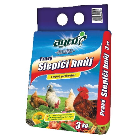 Pravý slepičí hnůj 3 Kg