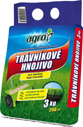 Trávníkové hnojivo Agro 3 kg