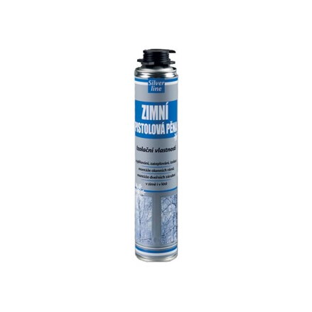 Montážní pěna zimní - pistolová Silverline 750 ml