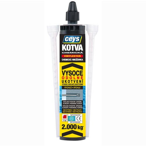 Chemická kotva Ceys Vinylester 2000 kg 300 ml