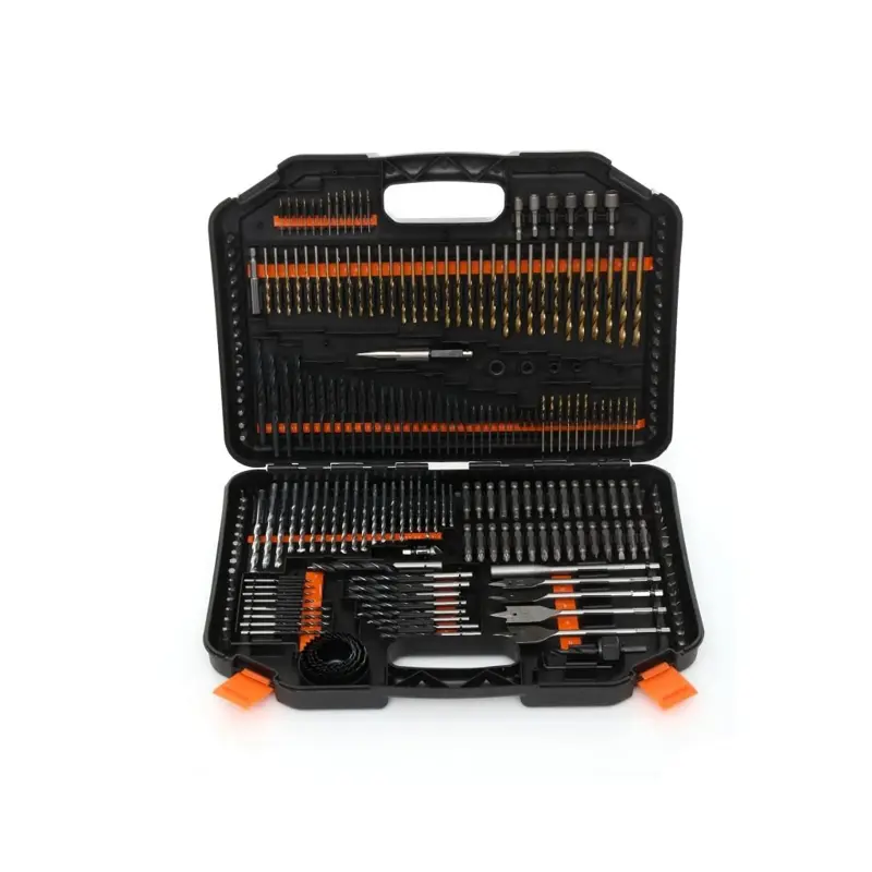 Kraft&Dele sada vrtáků do dřeva, kovu a betonu + bity 246 ks 