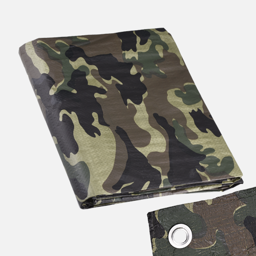 Maskovaná krycí plachta