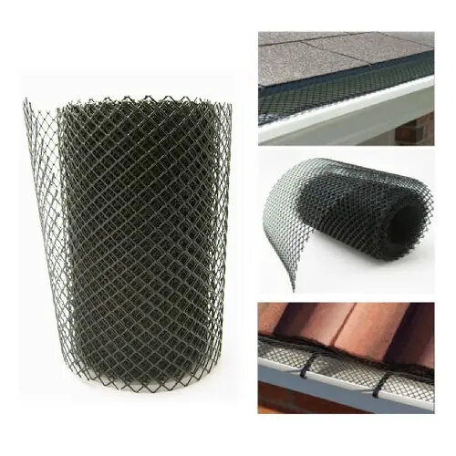 Síť ochranná do okapu 16 cm x 6 m + 8 ks háčků