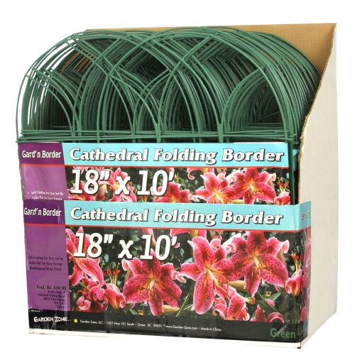 Zahradní plůtek 45 x 300 cm zelený