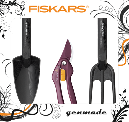 Fiskars Zahradní sada Merlot - černá