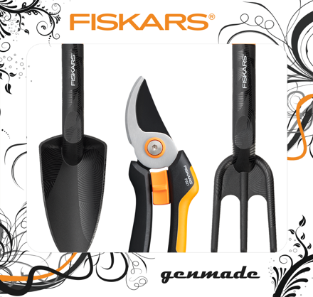 Fiskars Zahradní sada Solid - černá