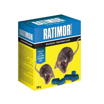 Ratimor parafínové bloky brodifacoum 300 g