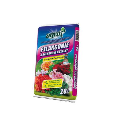 Substrát pro pelargonie - muškáty Agro 20l