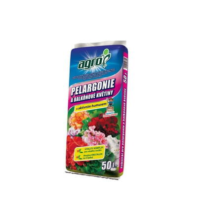 Substrát pro pelargonie - muškáty Agro 40l