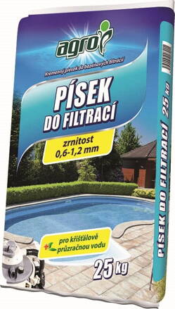 Písek do filtrací Agro 25 kg