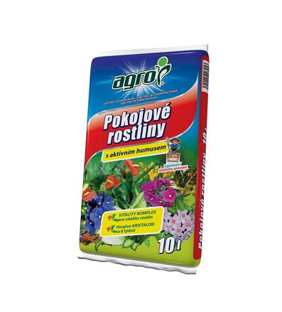 Substrát pro pokojové rostliny Agro 10l