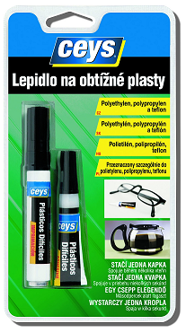 Lepidlo na obtížné plasty