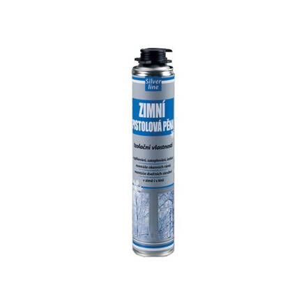Montážní pěna zimní - pistolová Silverline 750 ml